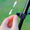Standing Fan;  10000mAh Portable Rechargeable 8'' Battery Powered Pedestal Fan with Tent Hook 37Hours Working Time Adjustable Tripod 4 Speeds Fan for