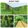 Camping Tarp Waterproof, Hammock Rain Fly Lightweight, Backpack Tarp Portable, Multifunctional Tent Tarp for Camping, Emergency Shelter Tarp, UV Prote